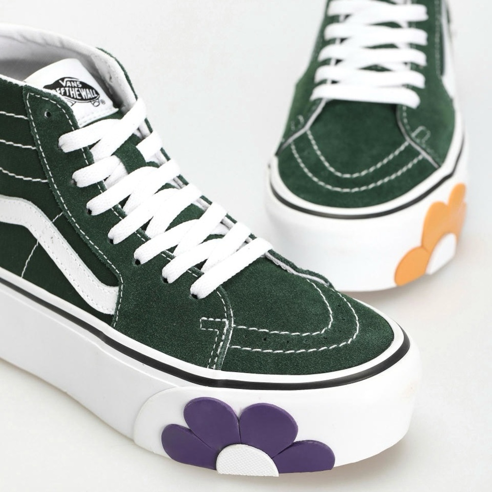 NEW IN BOX! Vans Sk8-Hi Stackform Sneakers Green Women’s 11.5